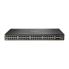 HPE Aruba Networking CX 6300F 48-port 1GbE Class 4 PoE and 4-port SFP56 Switch HPE Aruba Networking CX 6300F 48-port 1GbE Class 4 PoE and 4-port SFP56 Switch