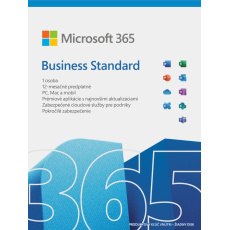 PROMO 5PK Microsoft 365 Business Standard SK (1rok) + 40 EUR OMV Poukázka na benzín