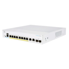 Cisco switch CBS250-8FP-E-2G-UK (8xGbE,2xGbE/SFP combo,8xPoE+,120W,fanless) - REFRESH