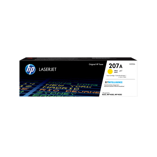 HP 207A Yellow LaserJet Toner Cartridge (1,250 pages)