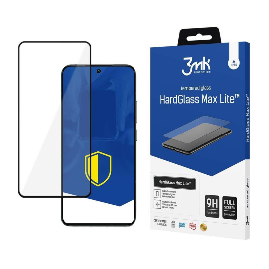 3mk tvrzené sklo HardGlass Max Lite pro Samsung Xcover 6 Pro (SM-G736) černá