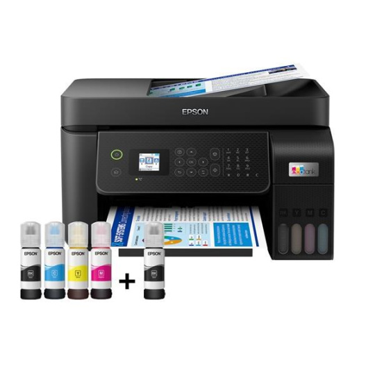 EPSON tiskárna ink EcoTank L5290, 4v1, A4, 1440x5760dpi, 33ppm, USB, Wi-Fi, LAN