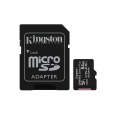 Kingston MicroSDXC karta 64GB micSDXC Canvas Select Plus 100R A1 C10 Card + SD adaptér