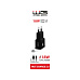 WG - Síťová nabíječka 1x USB-A, Quick Charge 3.0, 5V-9V-12V, + kabel USB-A na Type-C, černá