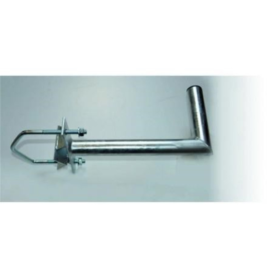 Držák antény na stožár do průměru 150mm s vinklem, žárový zinek, délka 35cm Držák antény na stožár do průměru 150mm s vinklem, žárový zinek, délka 35cm