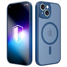 3mk ochranný kryt Misty MagCase Blue pro Apple iPhone 15 3mk ochranný kryt Misty MagCase Blue pro Apple iPhone 15