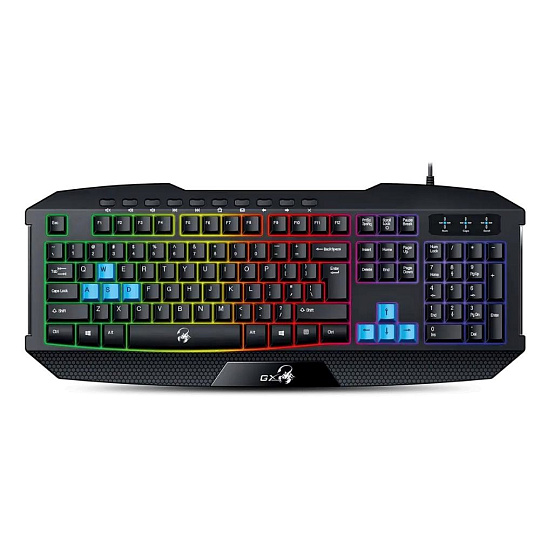 GENIUS GX GAMING Scorpion K215/ Herní drátová klávesnice/ podsvícená/ USB/ Copilot/ černá/ CZ+SK layout