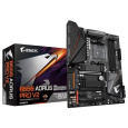 GIGABYTE MB Sc AM4 B550 AORUS PRO V2, AMD B550, 4xDDR4, 1xHDMI