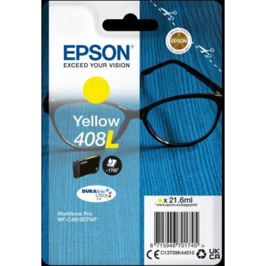 EPSON ink Yellow 408L DURABrite Ultra Ink