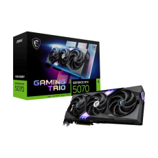 MSI VGA NVIDIA GeForce RTX 5070 12G GAMING TRIO OC, RTX 5070, 12GB GDDR7, 3xDP, 1xHDMI MSI VGA NVIDIA GeForce RTX 5070 12G GAMING TRIO OC, RTX 5070, 12GB GDDR7, 3xDP, 1xHDMI