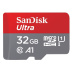 SanDisk MicroSDHC karta 32GB Ultra (120MB/s, A1 Class 10 UHS-I, Android - Tablet Packaging, Memory Zone App) + adaptér