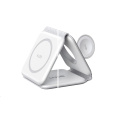 WG - Bezdrátová nabíječka WGMaxFlex 3in1 / Skládací / 15W+5W+2.5W / WG 42 / white