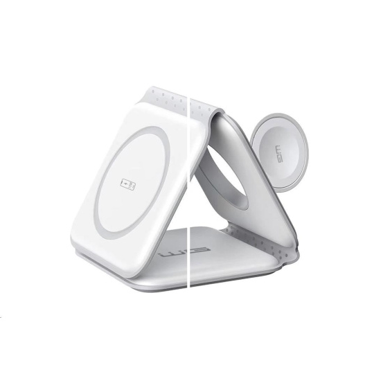 WG - Bezdrátová nabíječka WGMaxFlex 3in1 / Skládací / 15W+5W+2.5W / WG 42 / white