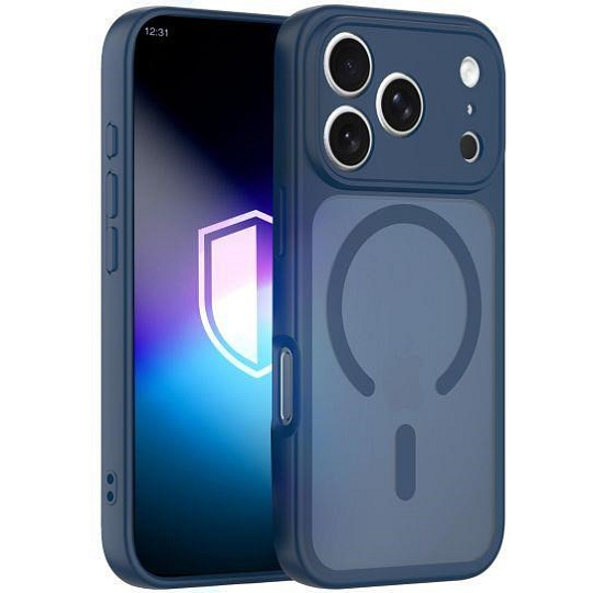 3mk ochranný kryt Misty MagCase Blue pro Apple iPhone 17 Pro 3mk ochranný kryt Misty MagCase Blue pro Apple iPhone 17 Pro