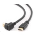 GEMBIRD Kabel HDMI - HDMI 3m, 90° konektor (v1.4, M/M, zlacené kontakty, úhlový, stíněný)