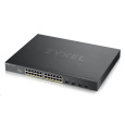 Zyxel XGS1935-28HP, 28 Port Lite-L3 Smart Managed PoE Switch, 24x Gigabit PoE and 4x 10G SFP+, hybrid mode